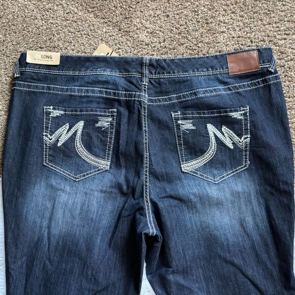 Maurice’s Jeans Ellie Straight Fit Slim Boot New Womens Size 26 Long - Picture 3 of 10